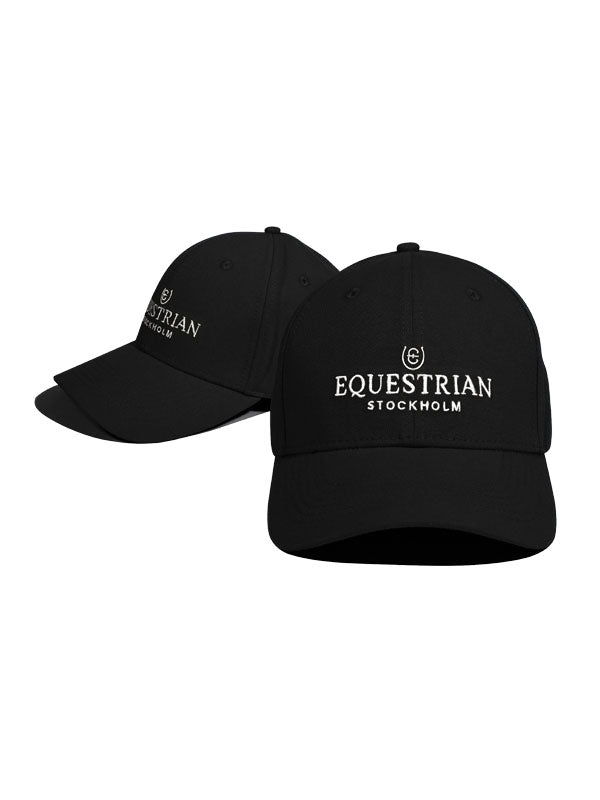 Cap Young Rider Black White