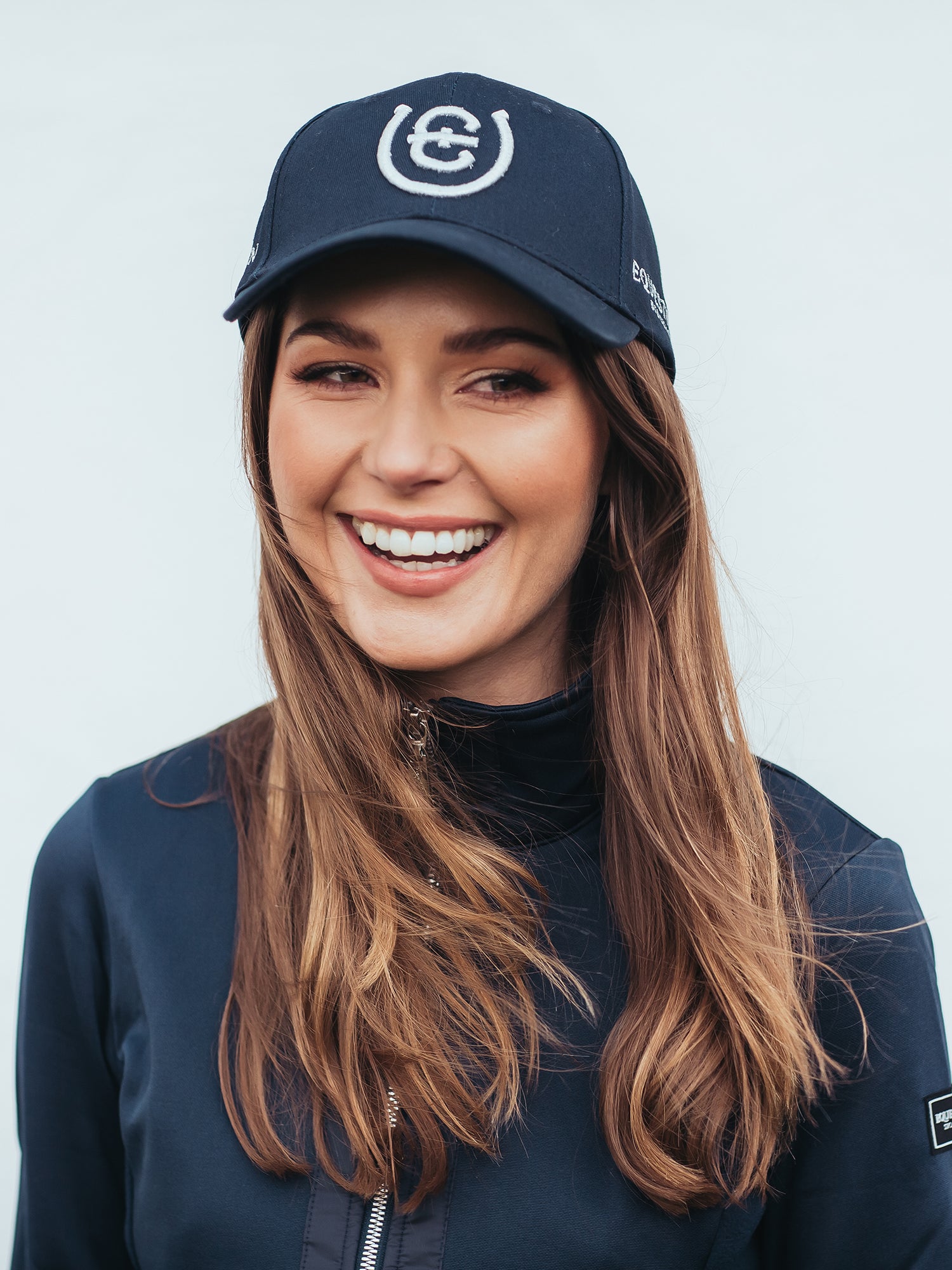 Cap Navy Silver Cotton