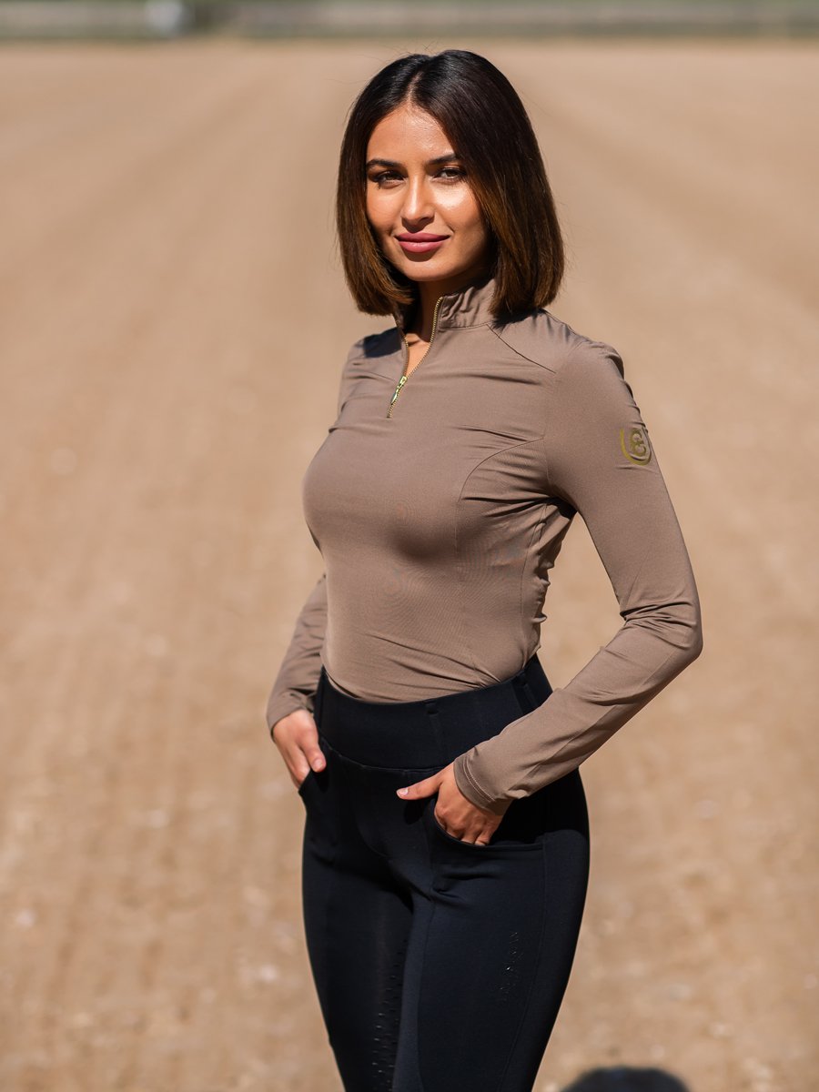 UV Protection Top Champagne