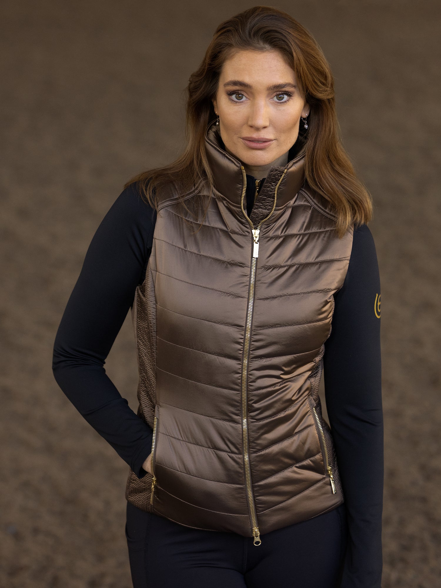Equestrian Vest Champagne