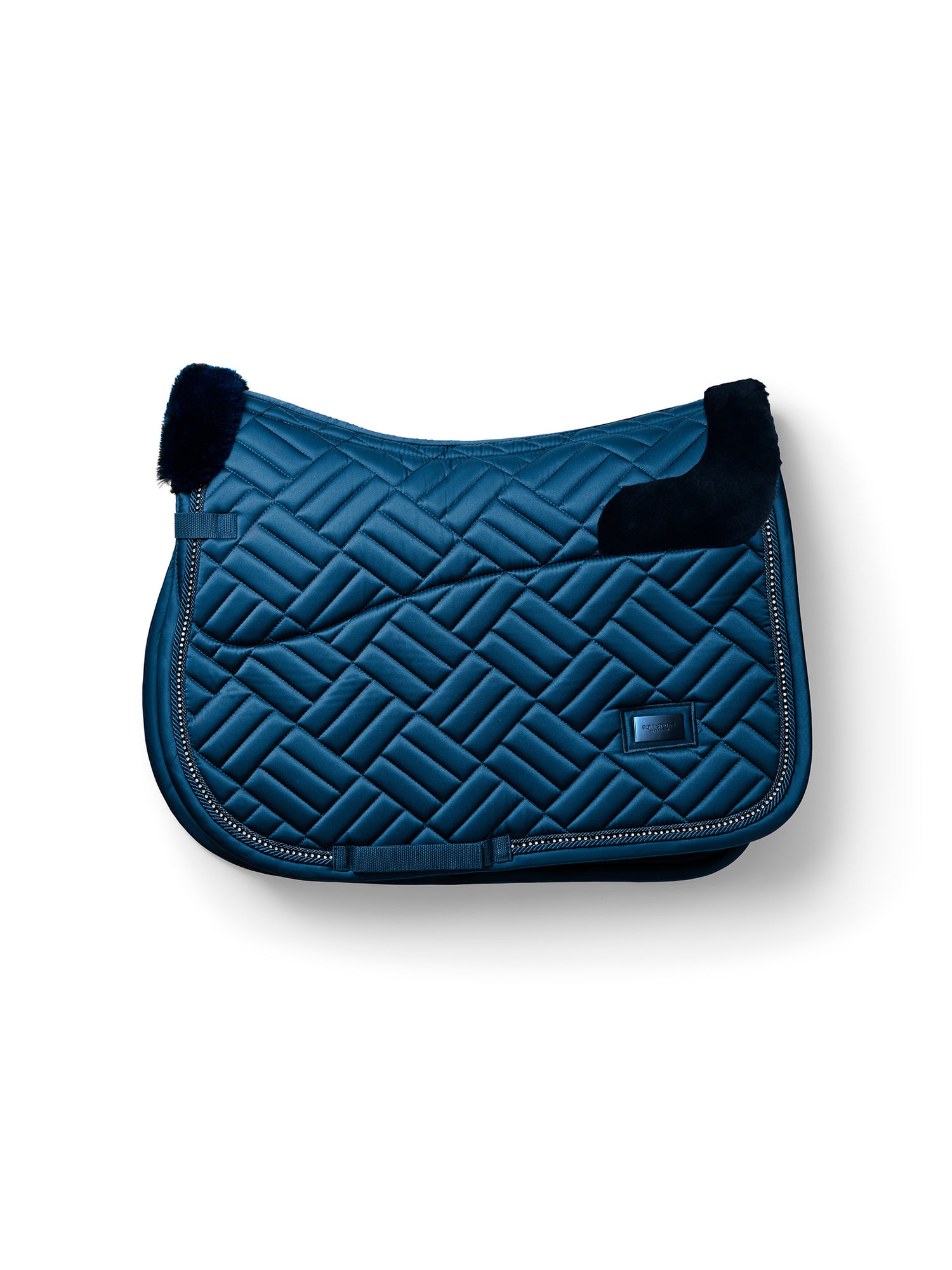 Jump Saddle Pad Vegan Fur Crystal Blue Meadow