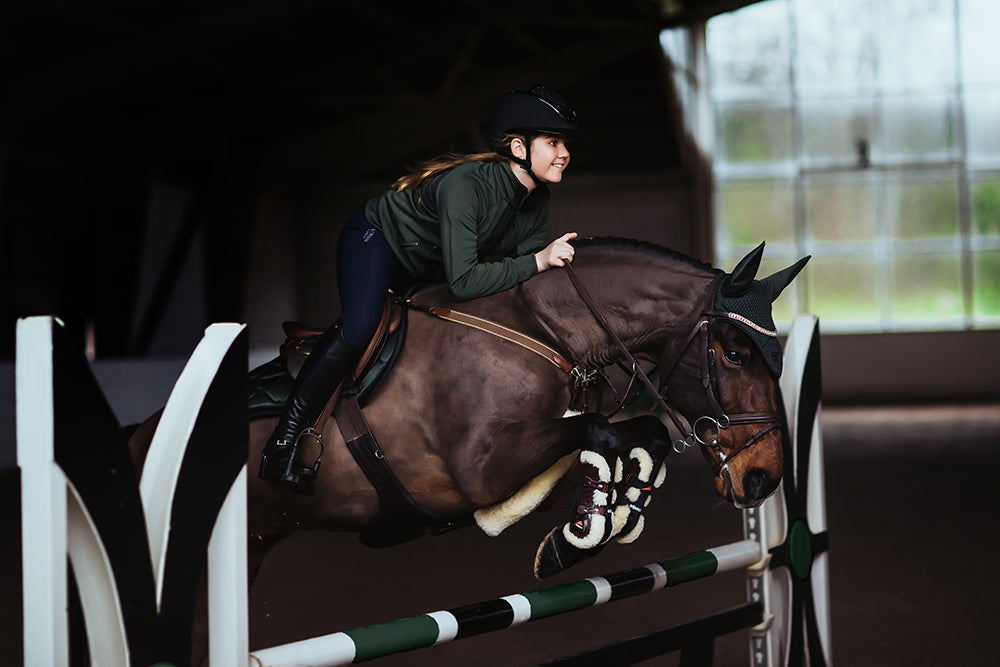 Jump Saddle Pad Deep Olivine