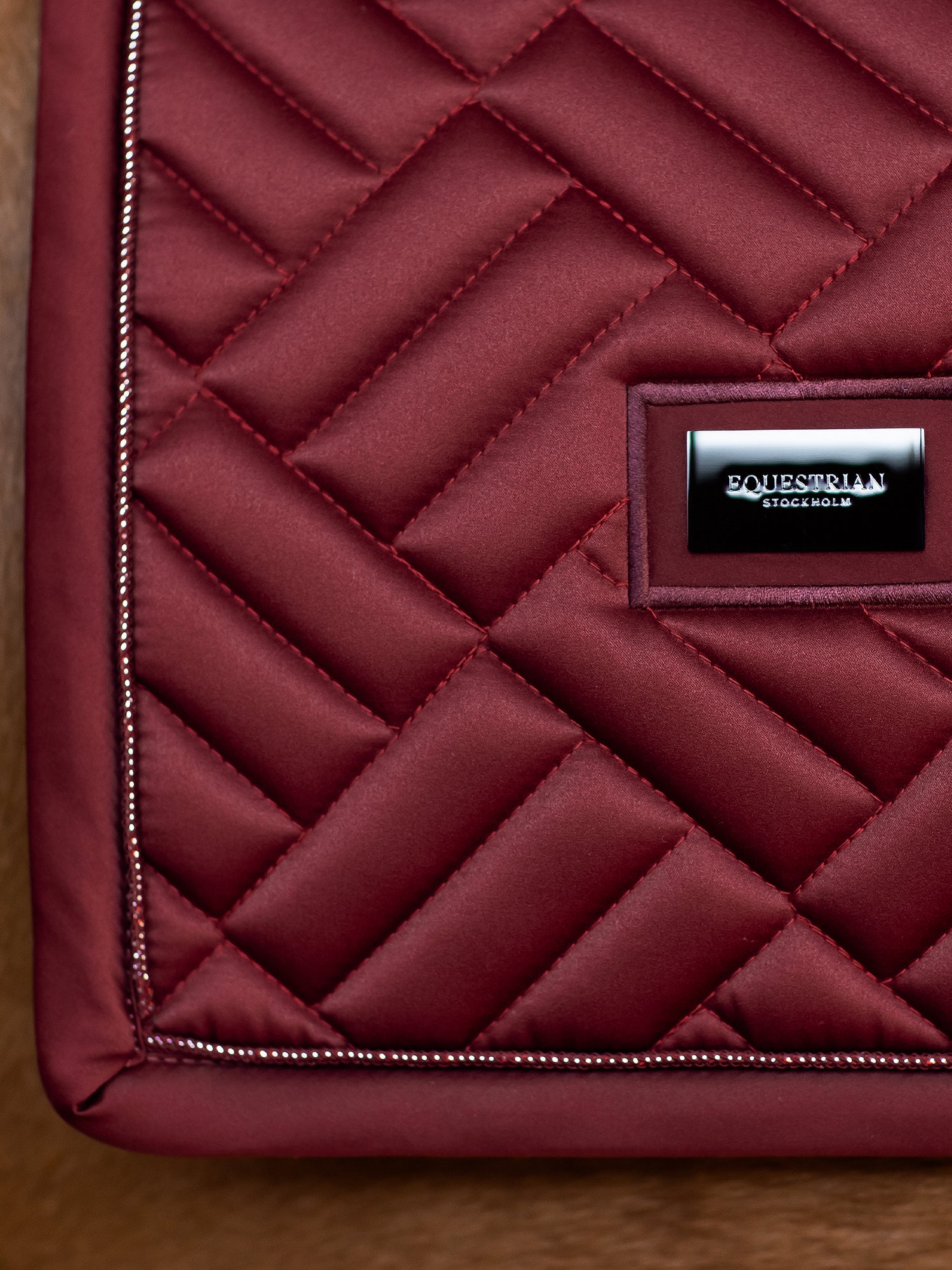 Dressage Saddle Pad Modern Bordeaux