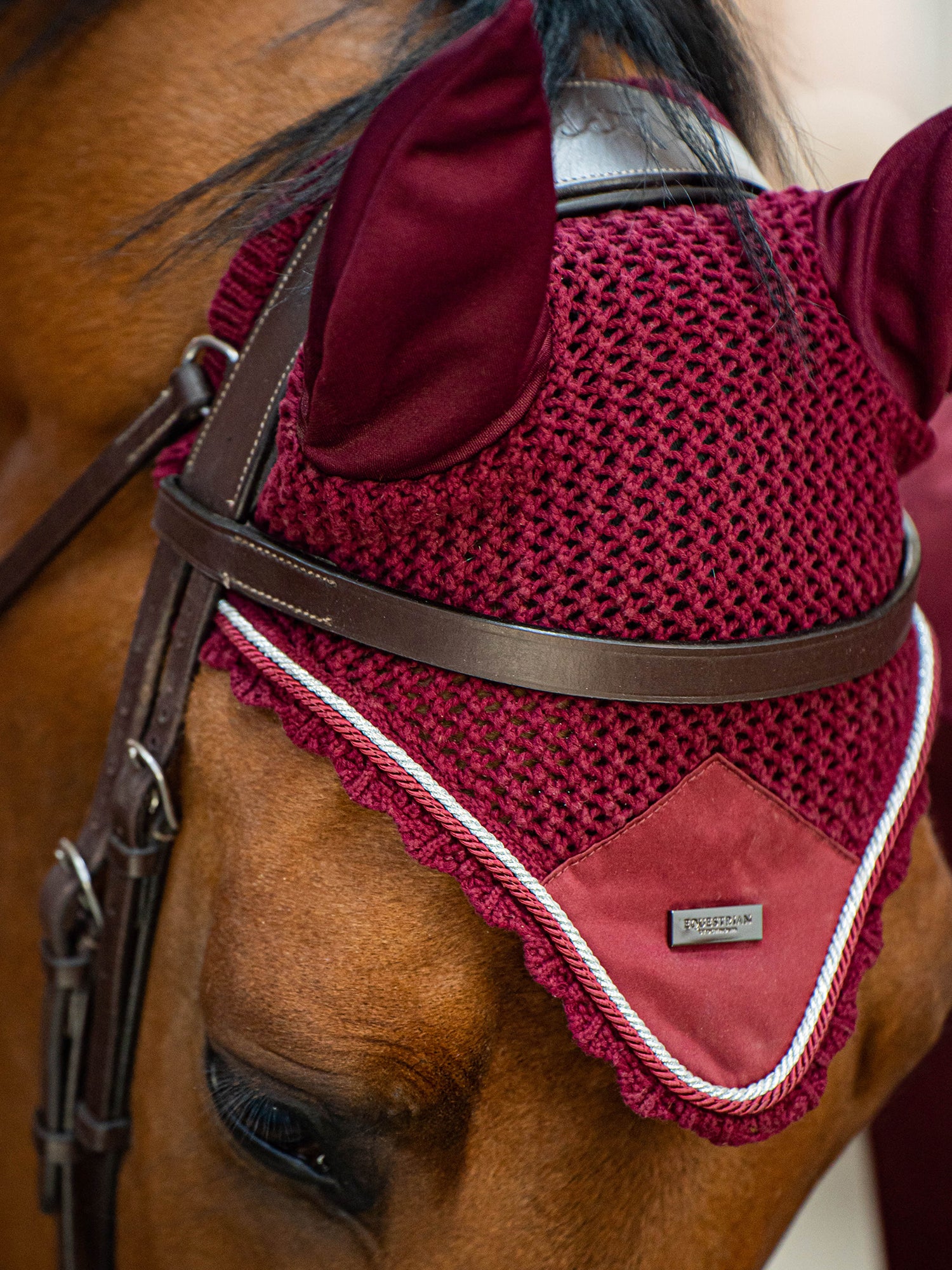 Ear Bonnet Bordeaux
