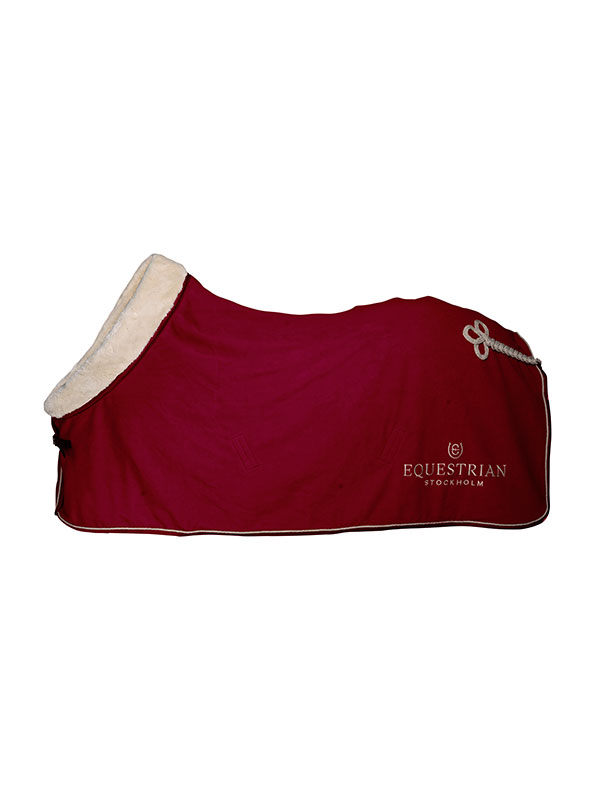 Fleece Deken Bont Bordeaux