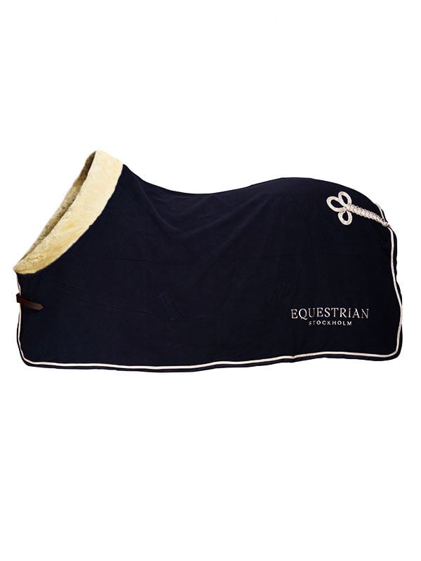 Fleece Blanket Fur Navy