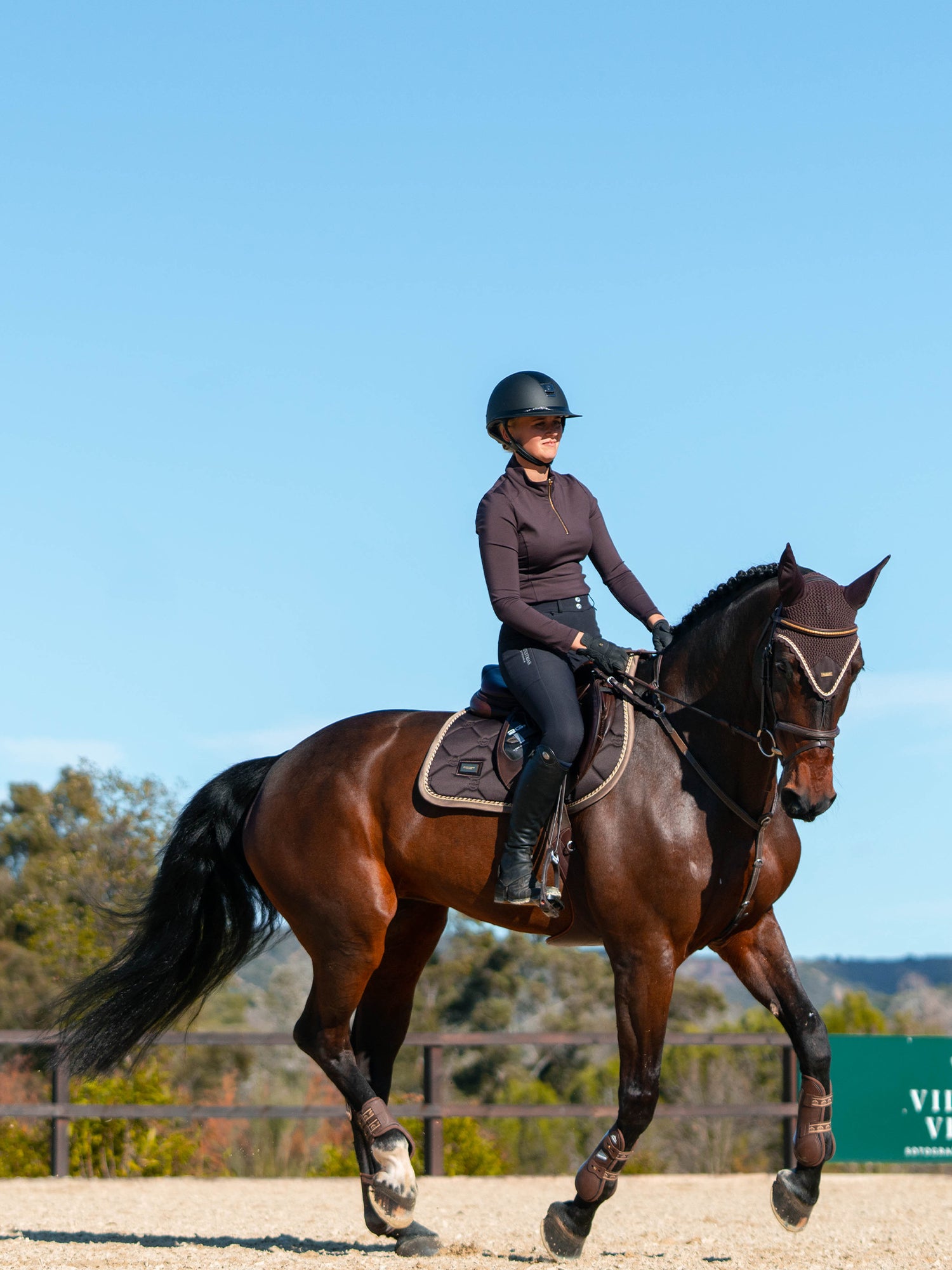 Ear Bonnet Golden Brown