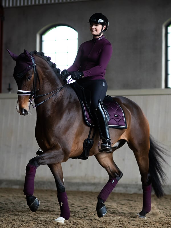 Dressage Saddle Pad Black Raven