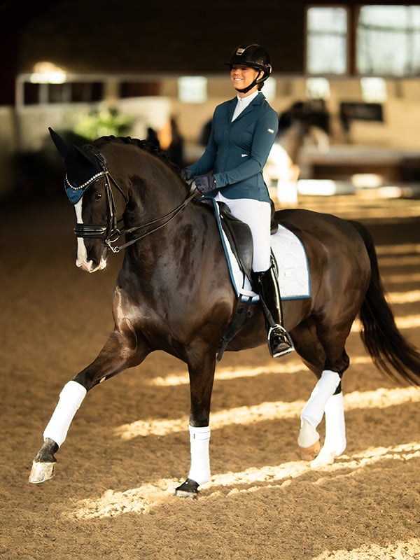 Polo Wraps White Blue Meadow