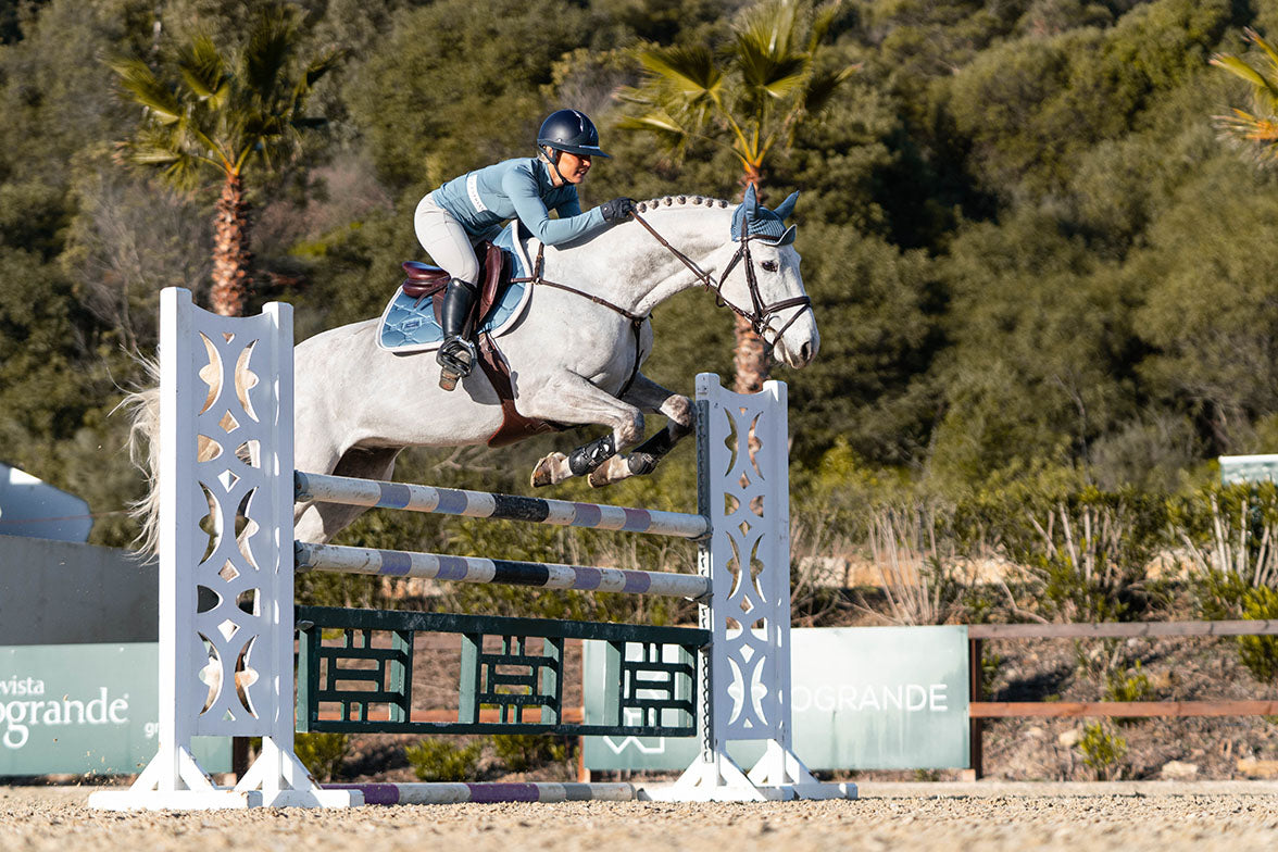 Jump Saddle Pad Stone Blue