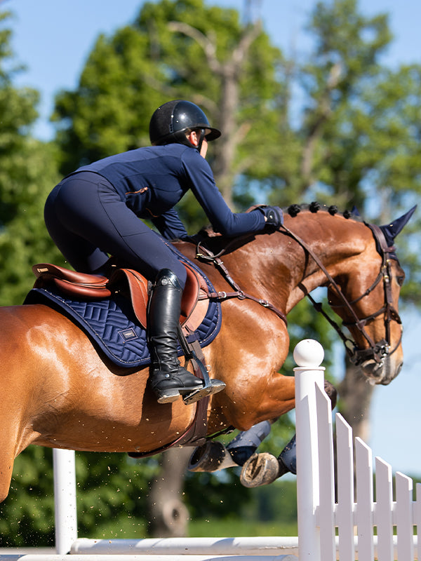 Jump Saddle Pad Modern Lagoon Blush