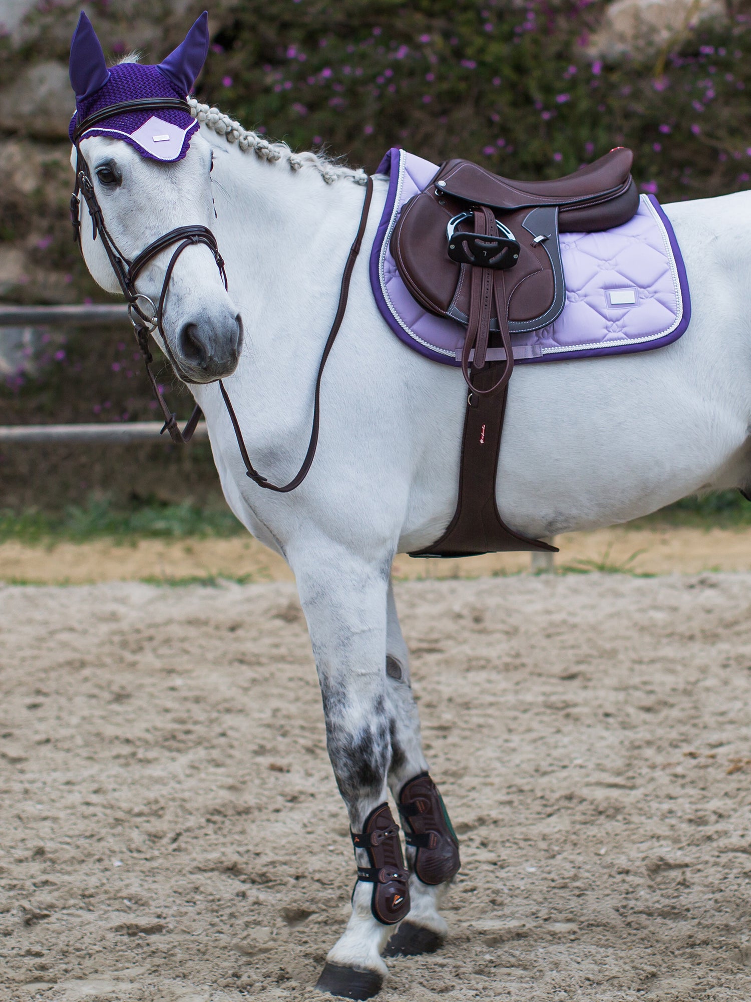 Jump Saddle Pad Lavender Pearl