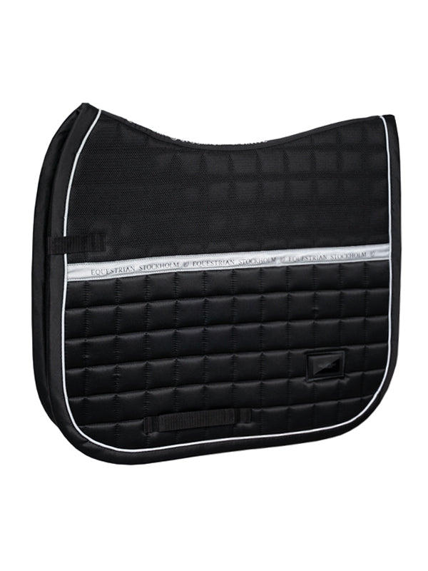Reflective Dressage Saddle Pad Performance Luminous Black