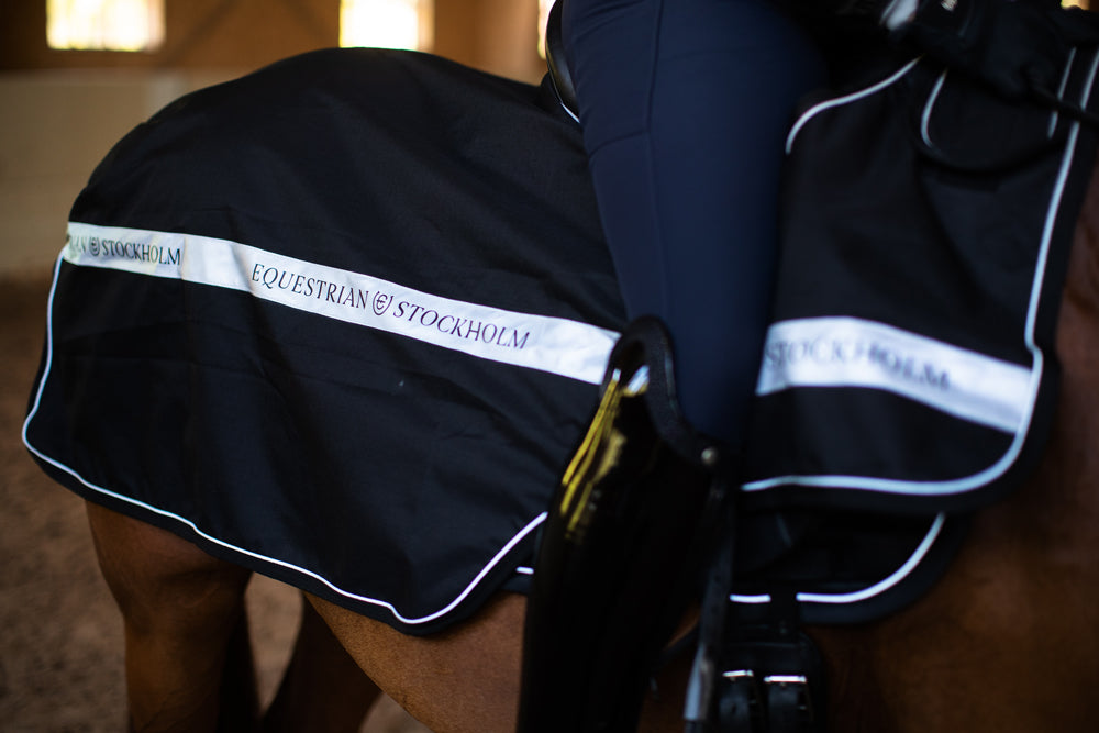 Reflective Exercise Blanket Luminous Black