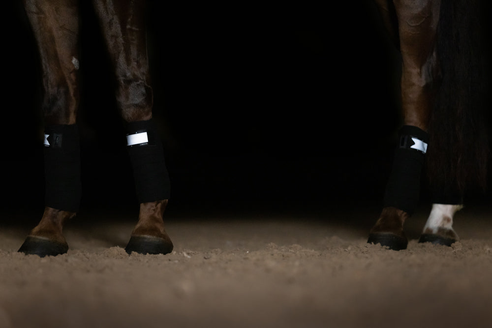 Reflective Polo Wraps Performance Luminous Black