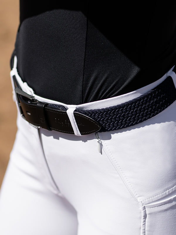 Daily Braided Belt Midnight Blue