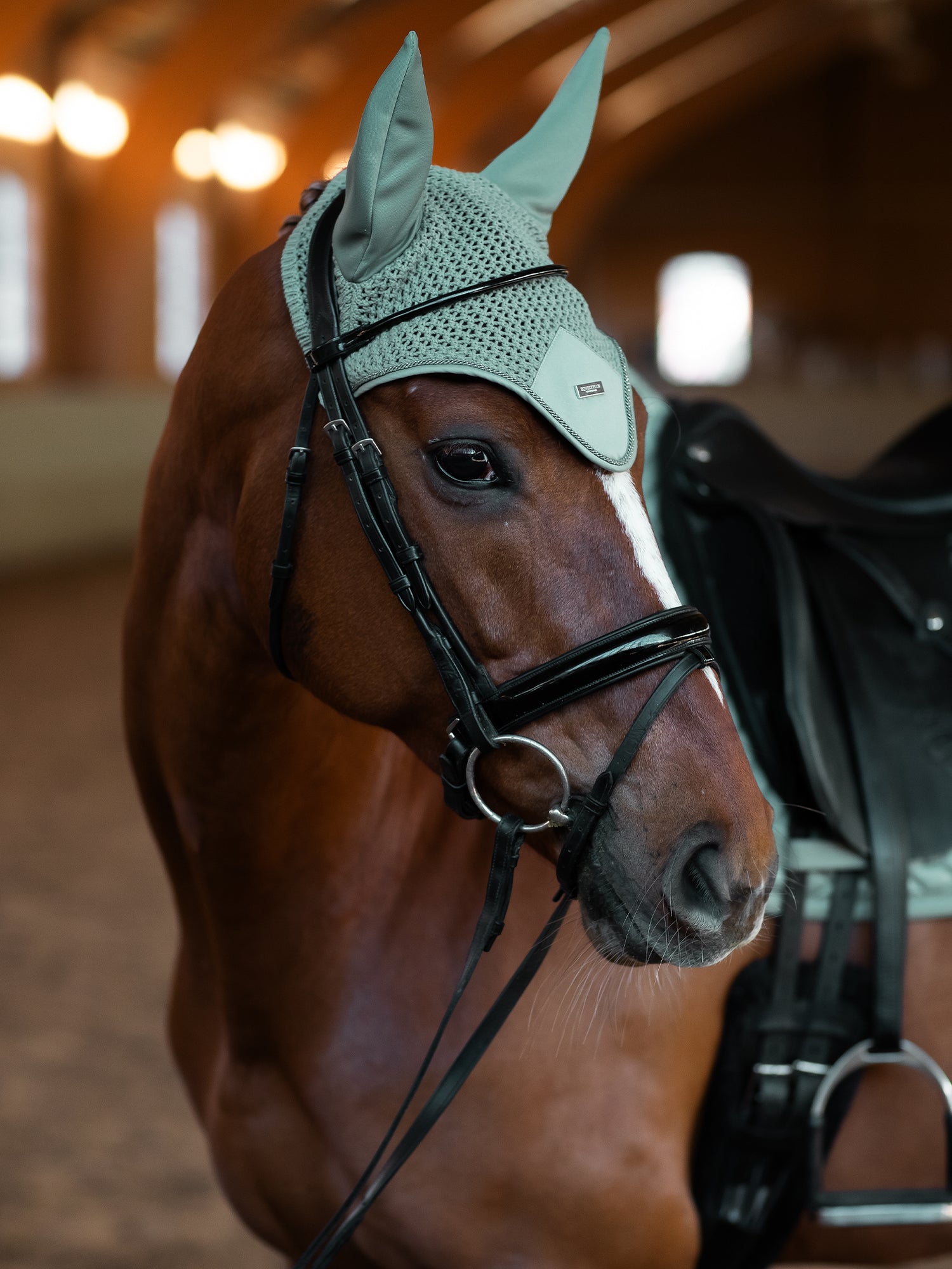 Ear Bonnet Modern Mint Green