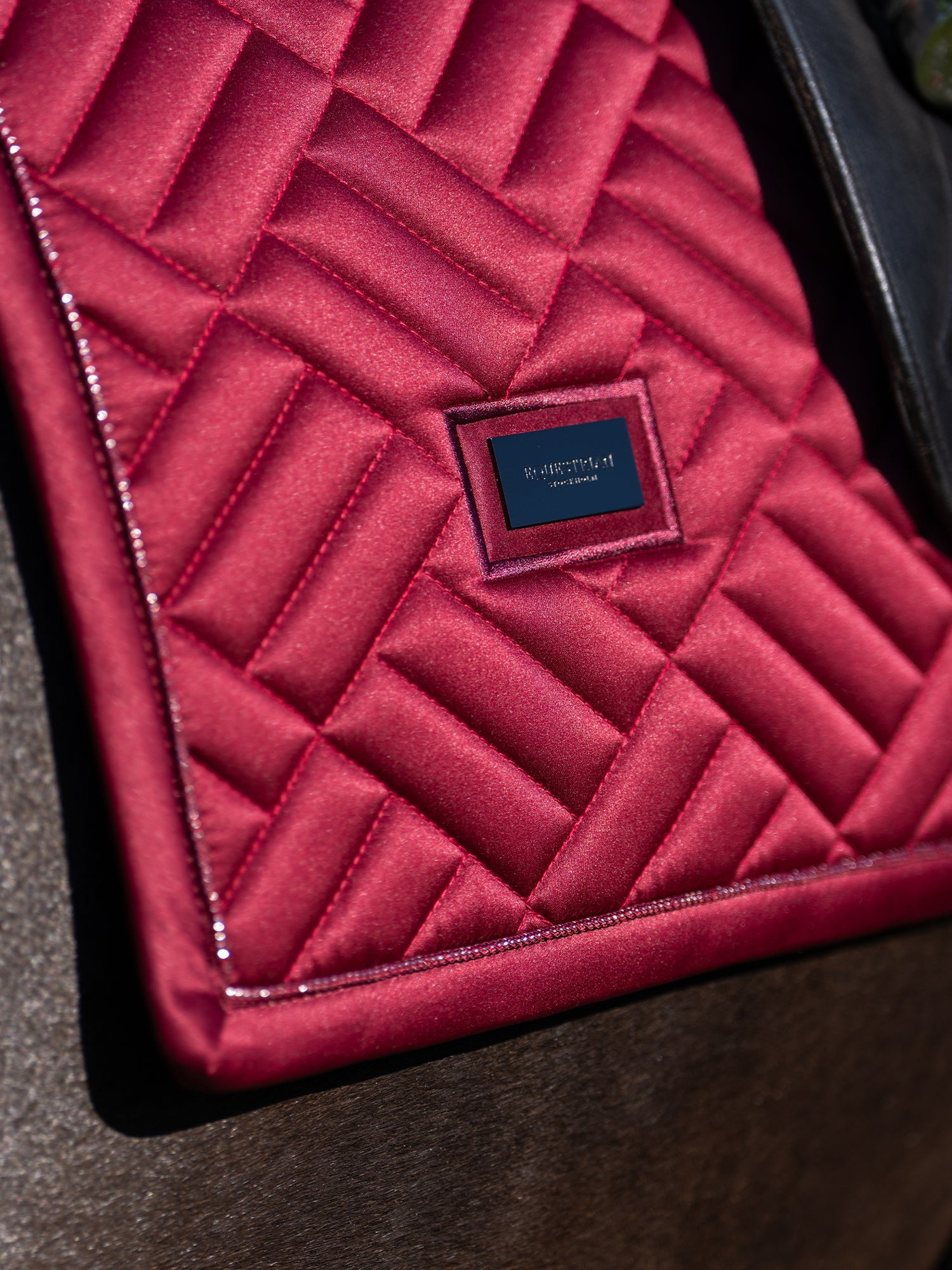 Dressage Saddle Pad Modern Bordeaux