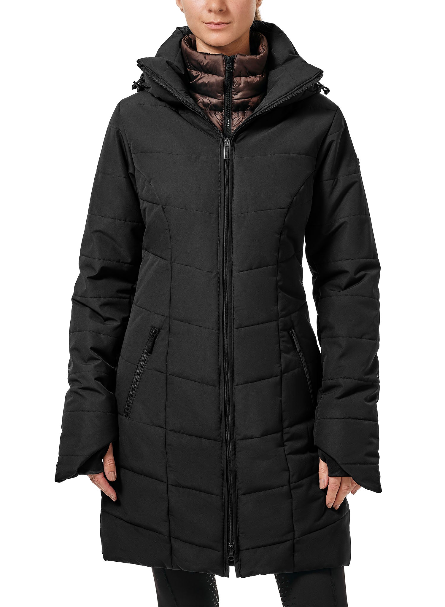 Outerwear Womens Winter Riding Jackets Denali Winter Jacket Black