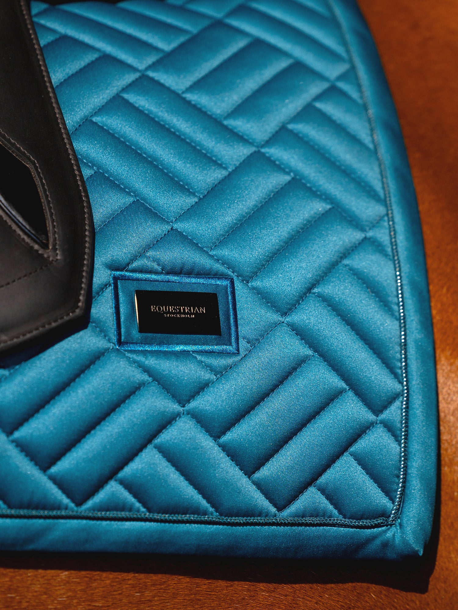 Dressage Saddle Pad Modern Teal Blue