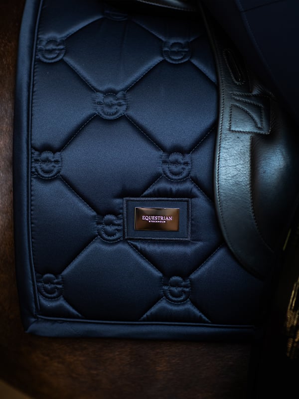 Dressage Saddle Pad Classic Modern Tech Navy
