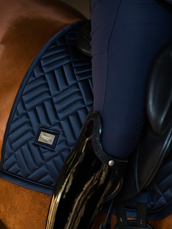 Dressage Saddle Pad Modern Tech Navy