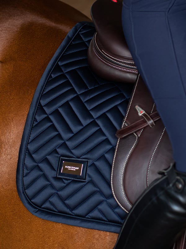 Jump Saddle Pad Modern Tech Navy