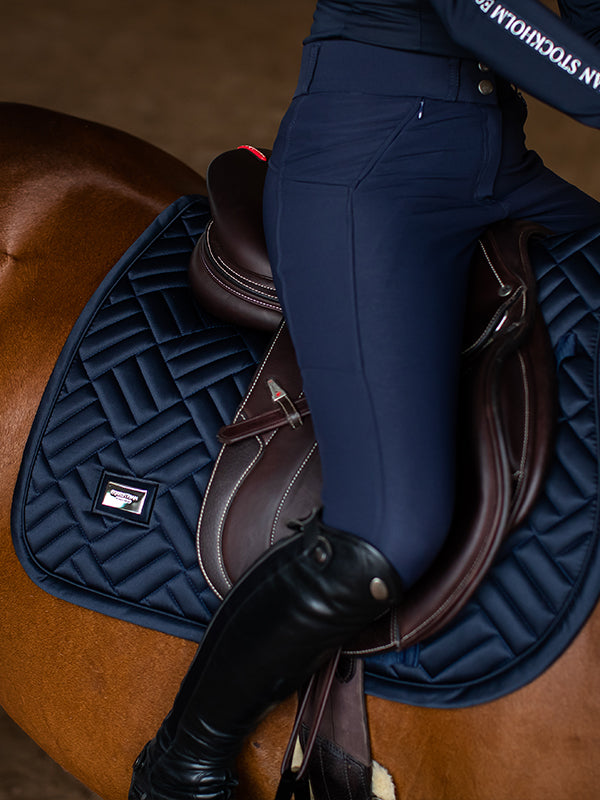 Jump Saddle Pad Modern Tech Navy