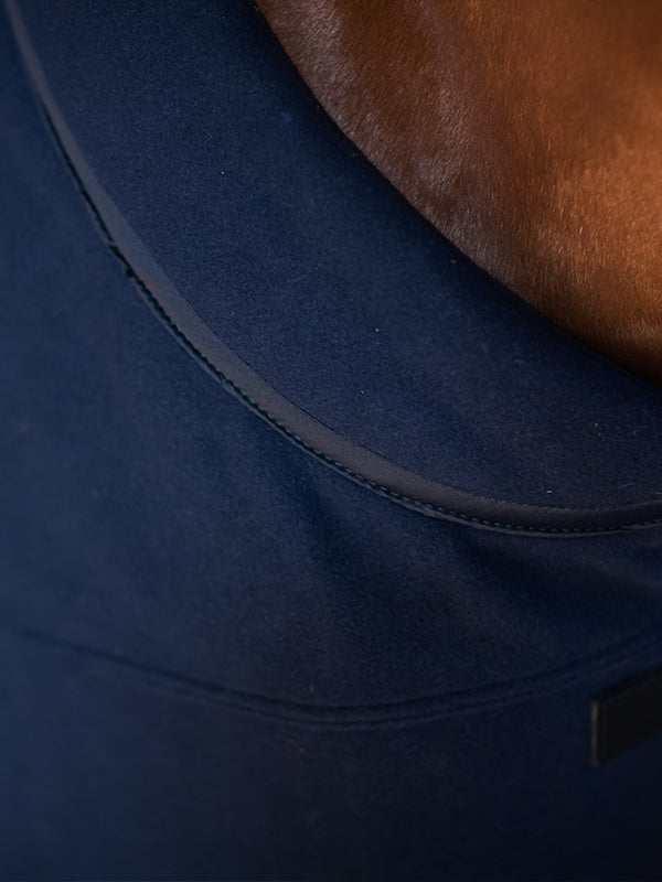 Wollen Deken Modern Tech Navy