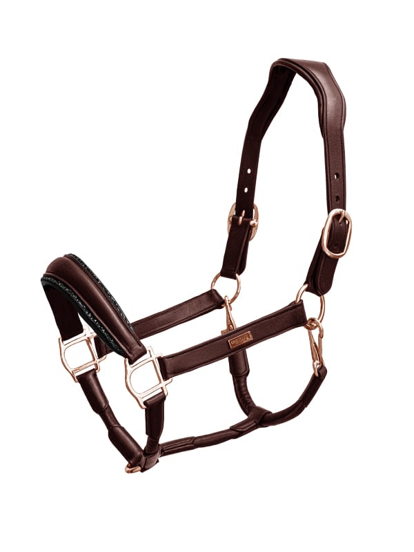 Glimmer Anatomic Leather Halter Moonless Night