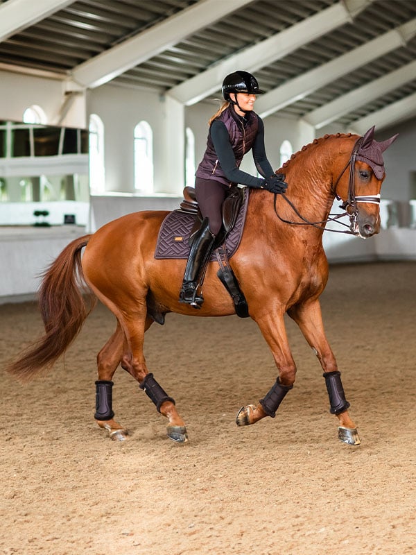 Dressage Saddle Pad Modern Moonless Night