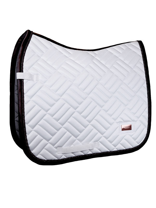 Dressage Saddle Pad Modern White Moonless Night