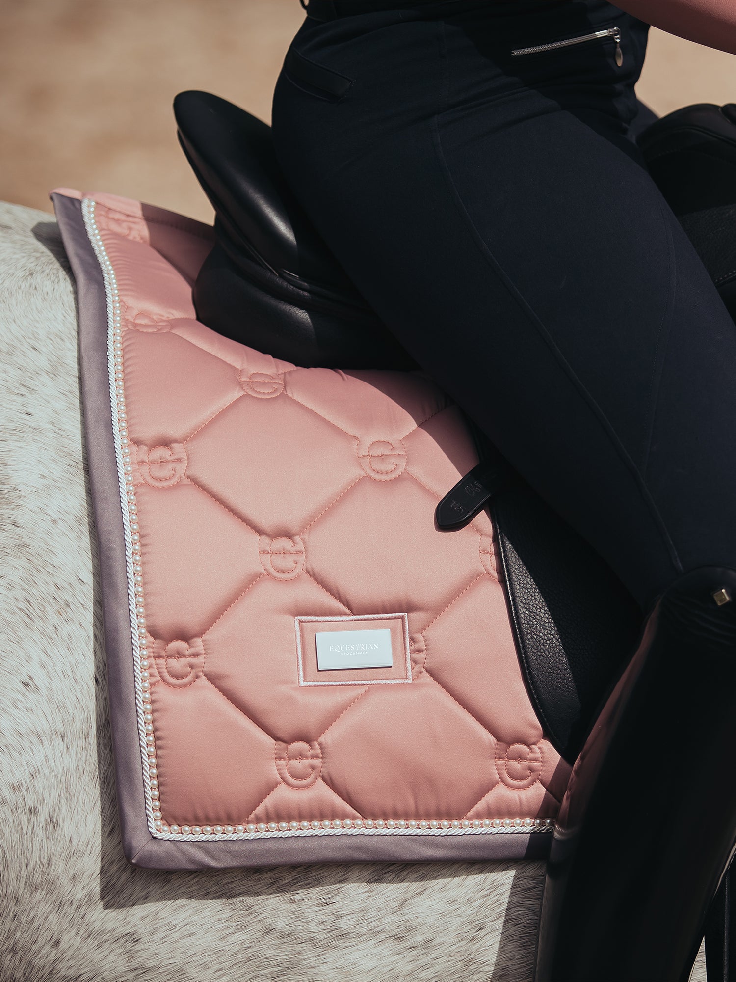 Dressage Saddle Pad Pink Pearl