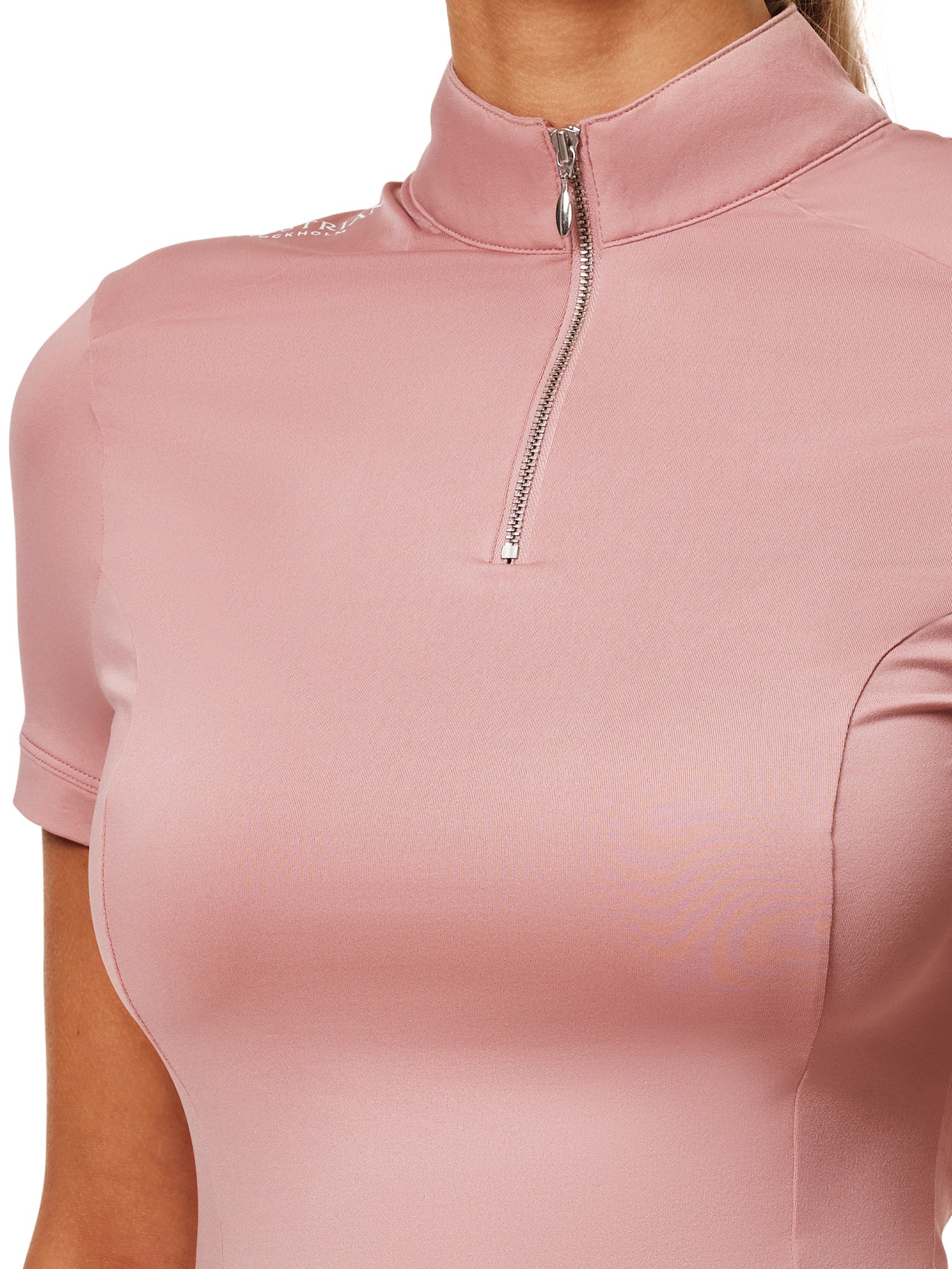 UV Protection Top Short Sleeve Pink