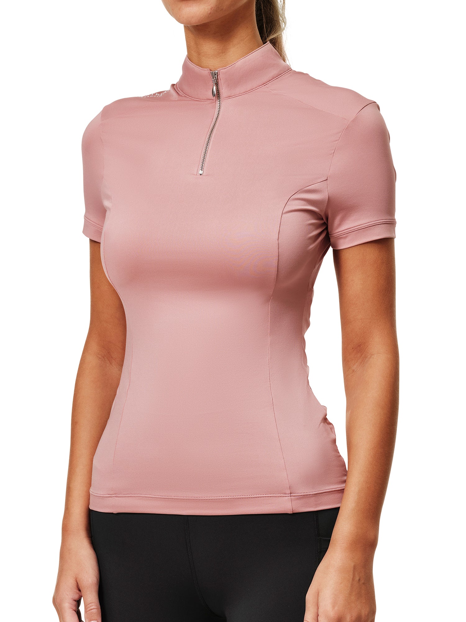 UV Protection Top Short Sleeve Pink