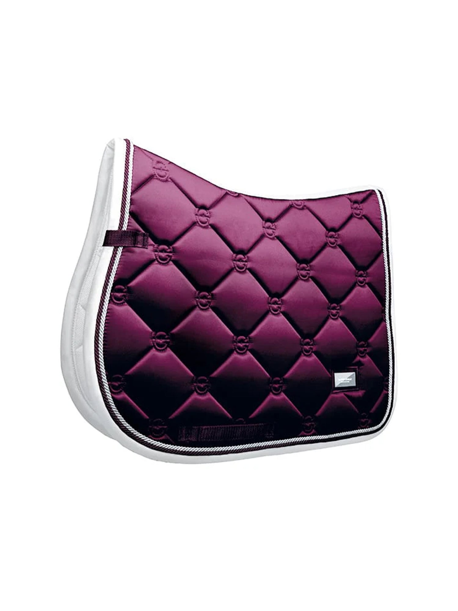 Jump Saddle Pad Purple White Edge