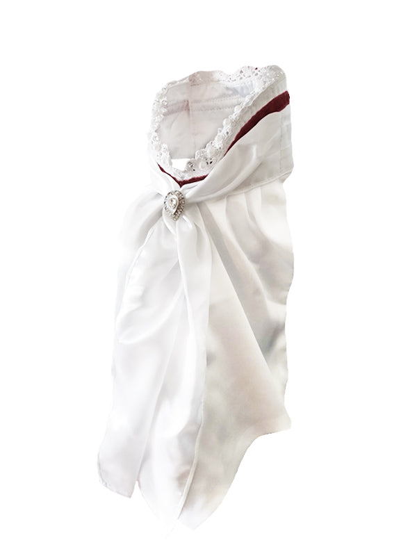 Plastron Queen Bordeaux