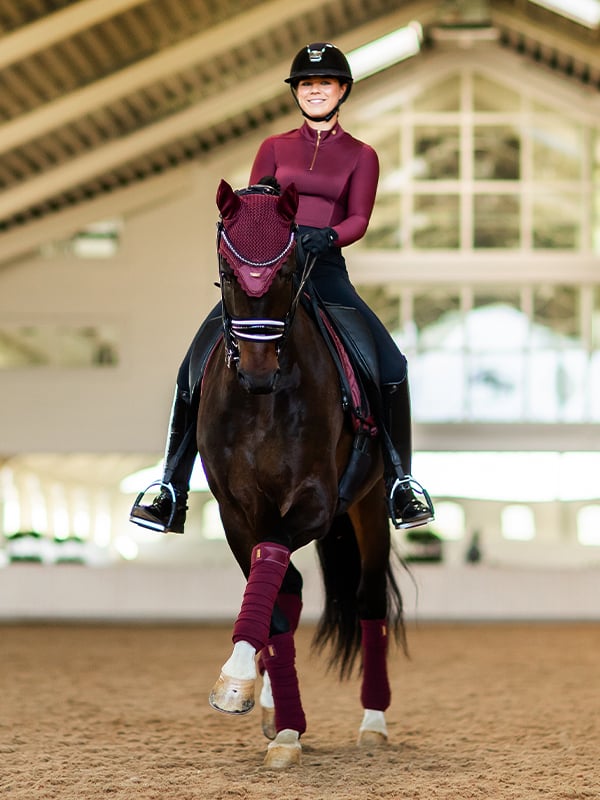 Ear Bonnet New Maroon