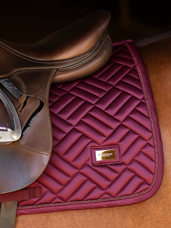 Jump Saddle Pad New Maroon