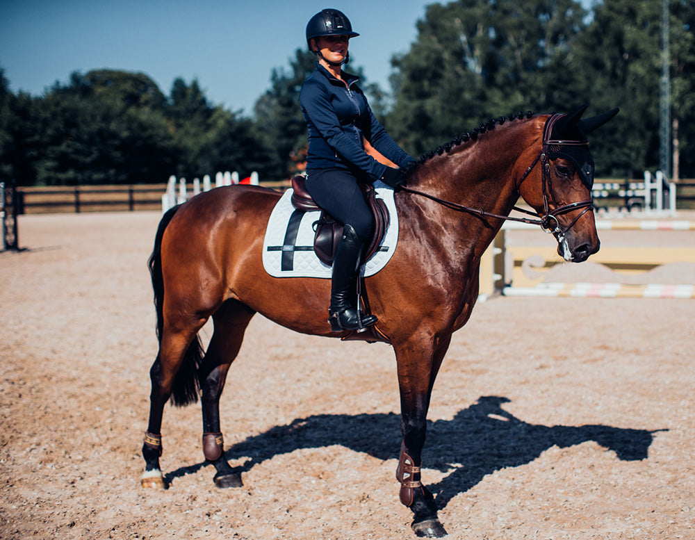 Jump Saddle Pad No Boundaries White