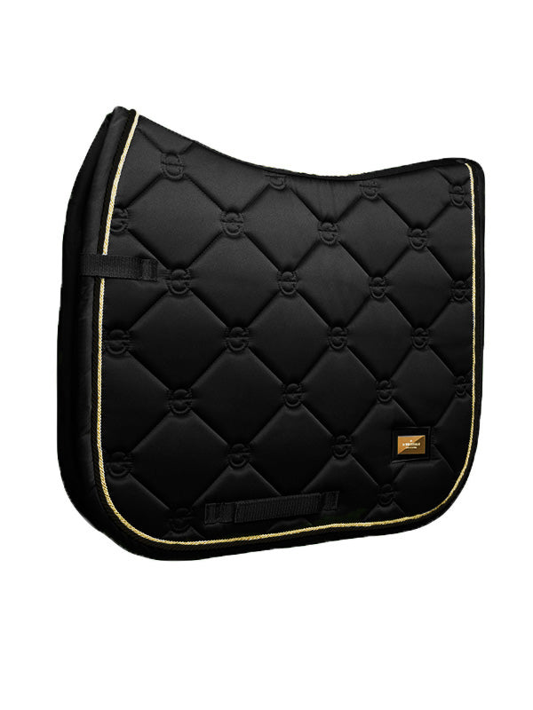 Dressage Saddle Pad Black Gold