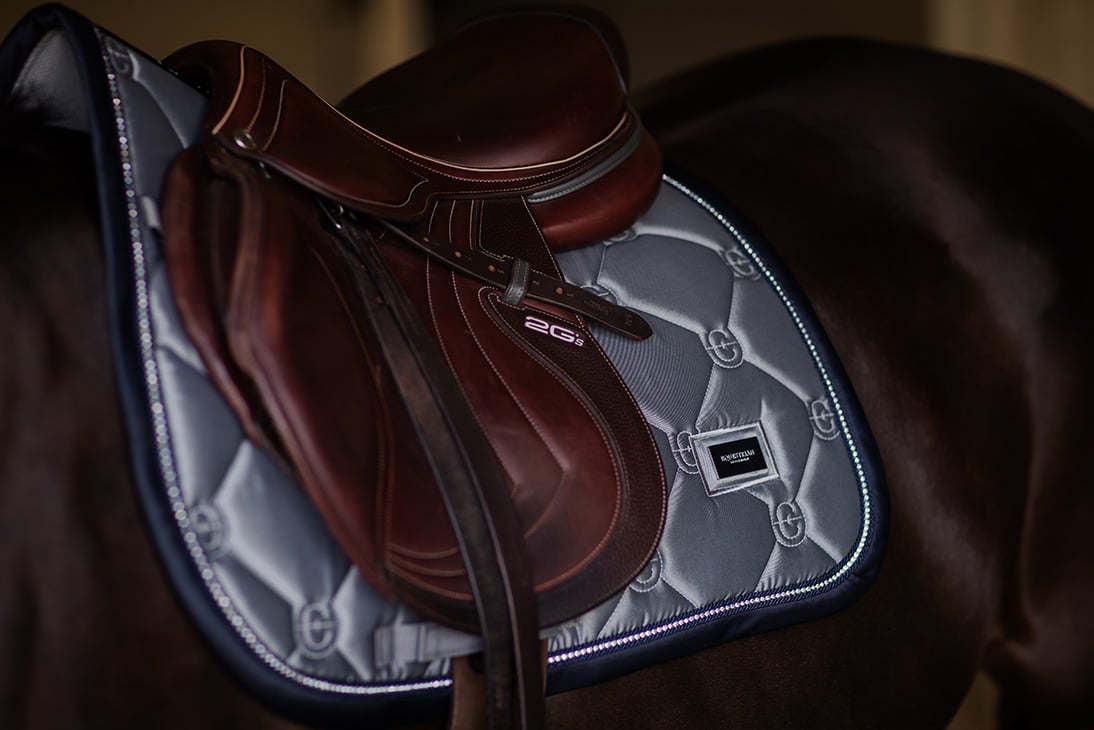 Jump Saddle Pad Crystal Grey