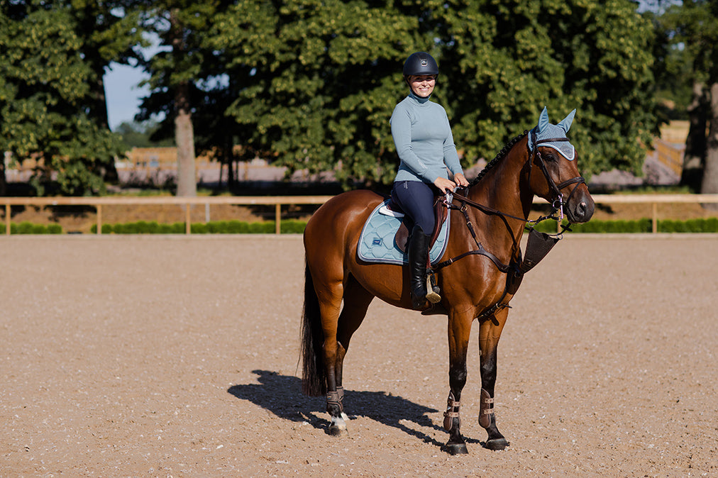Jump Saddle Pad Steel Blue