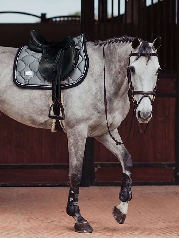 Jump Saddle Pad Crystal Grey