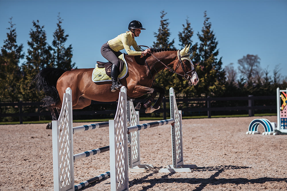 Jump Saddle Pad Soft Lemon