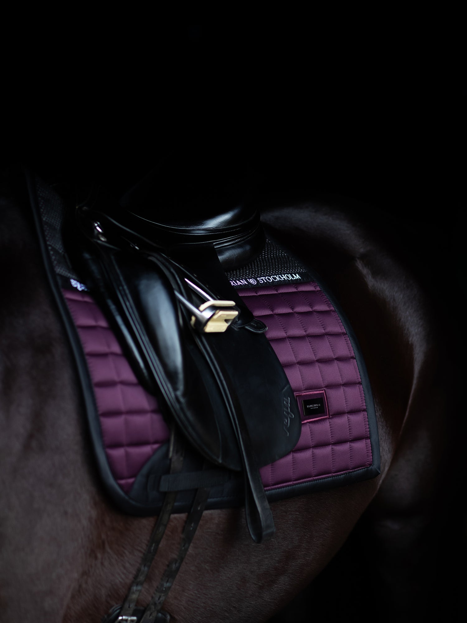 Dressage Saddle Pad Performance Black Raven