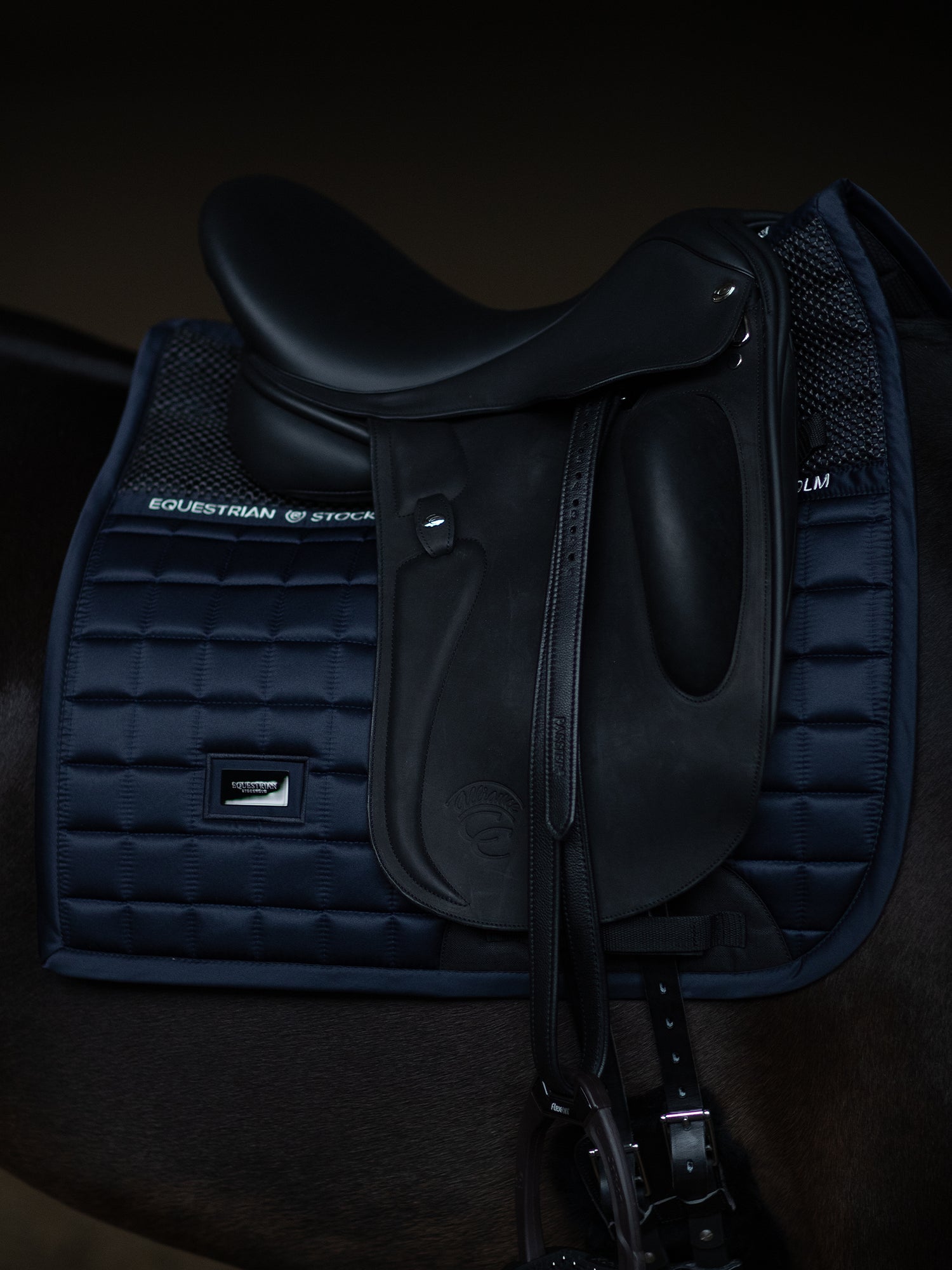 Dressage Saddle Pad Performance Navy