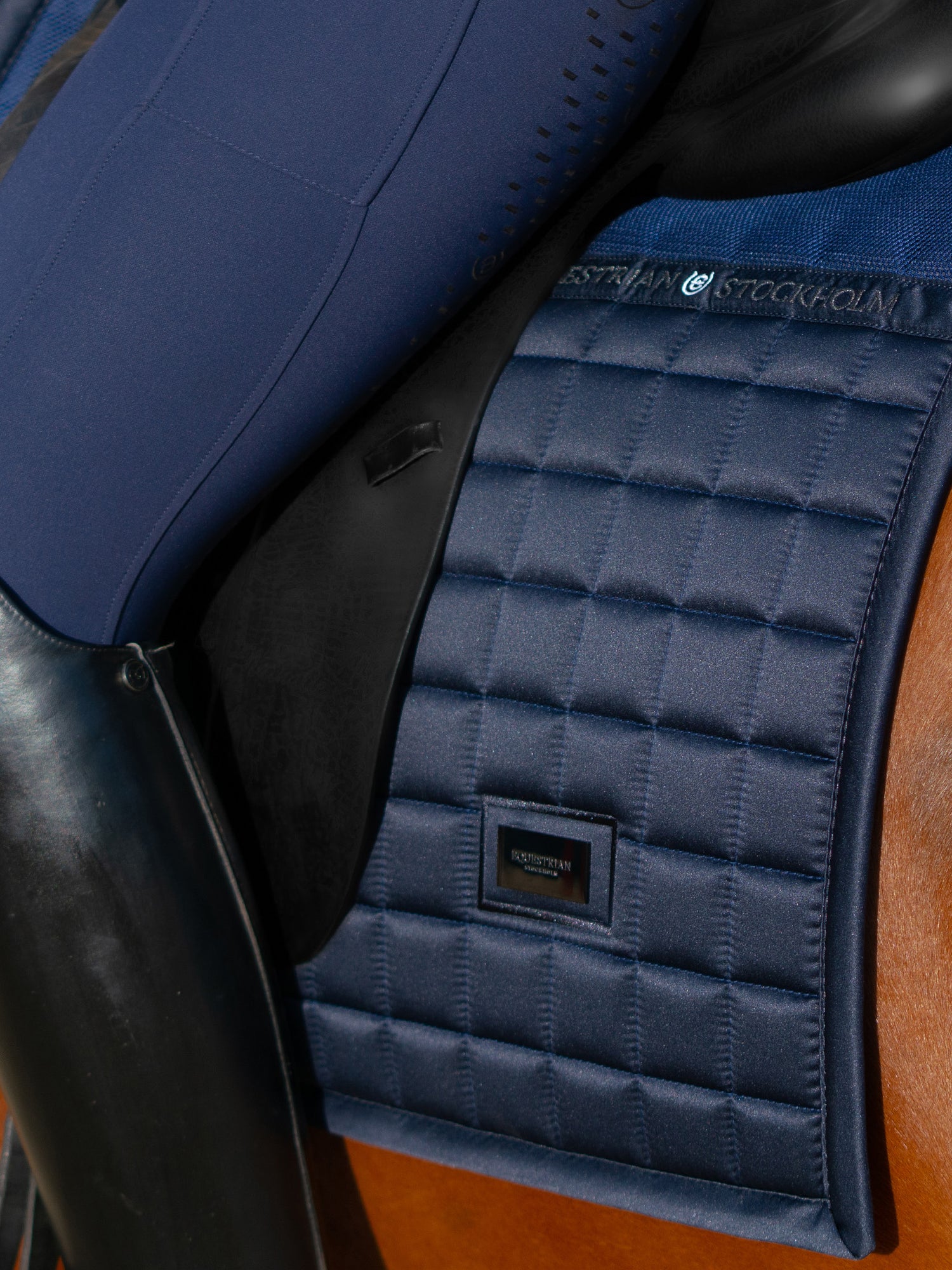 Dressage Saddle Pad Performance Navy