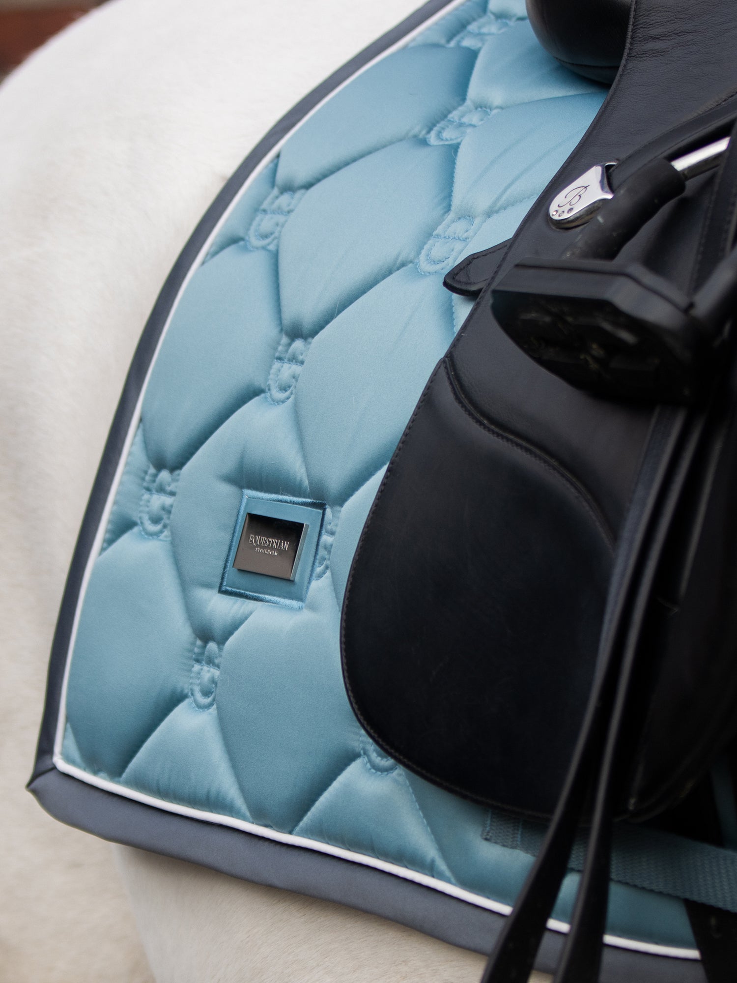 Dressage Saddle Pad Steel Blue