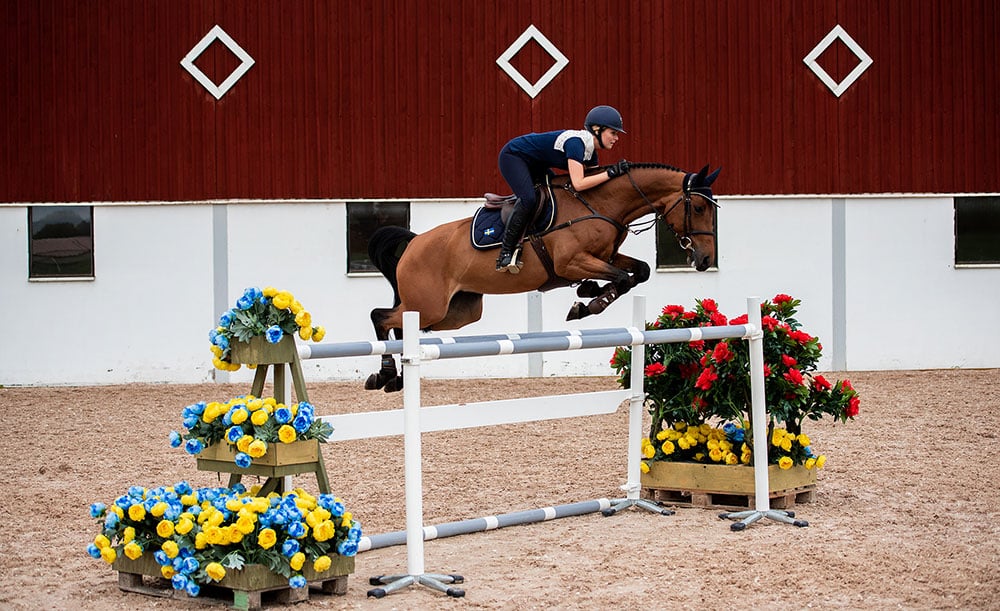 Jump Saddle Pad Sweden Nation Navy